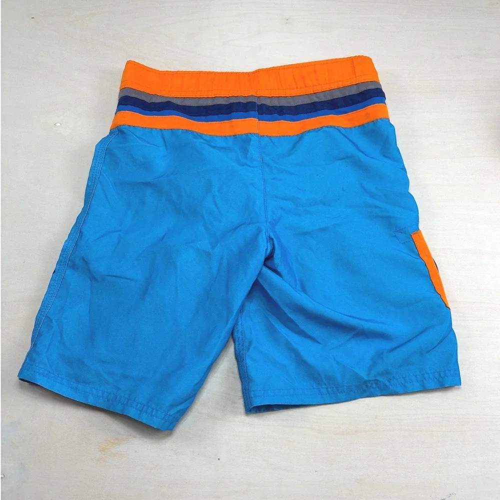Disney Store Miles From Tomorrowland Boys Blue Swim Trunks Board Shorts Size 5/6